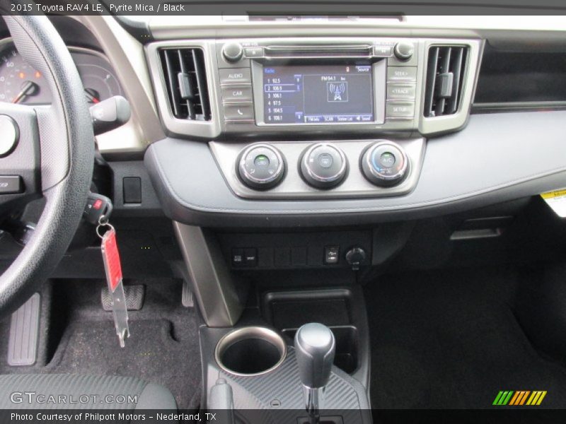 Controls of 2015 RAV4 LE