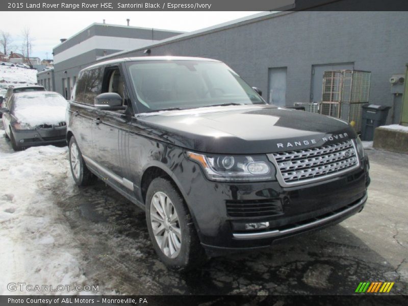 Santorini Black / Espresso/Ivory 2015 Land Rover Range Rover HSE