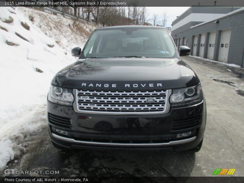 Santorini Black / Espresso/Ivory 2015 Land Rover Range Rover HSE