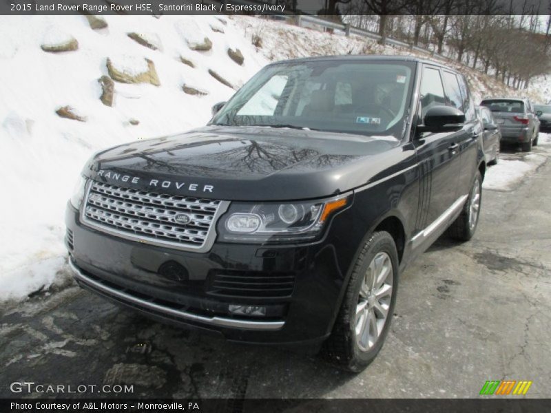 Santorini Black / Espresso/Ivory 2015 Land Rover Range Rover HSE
