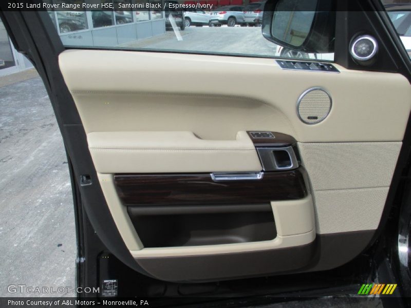 Santorini Black / Espresso/Ivory 2015 Land Rover Range Rover HSE