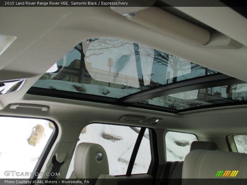Santorini Black / Espresso/Ivory 2015 Land Rover Range Rover HSE
