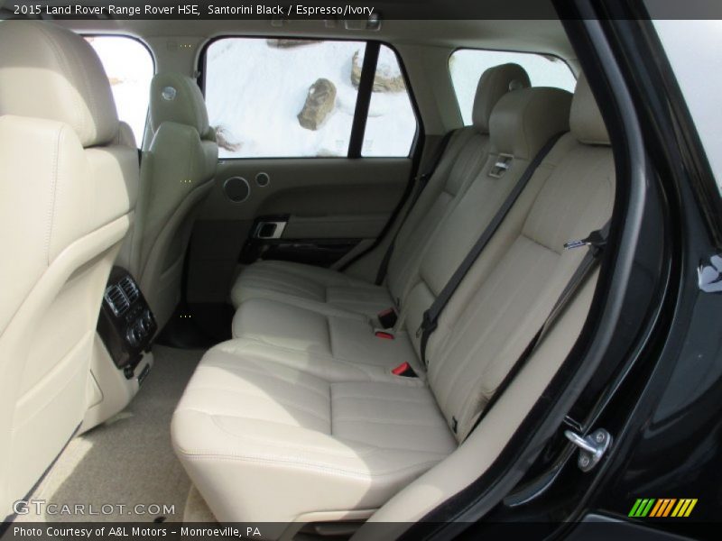 Santorini Black / Espresso/Ivory 2015 Land Rover Range Rover HSE