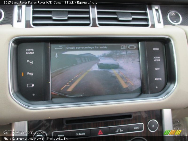 Santorini Black / Espresso/Ivory 2015 Land Rover Range Rover HSE