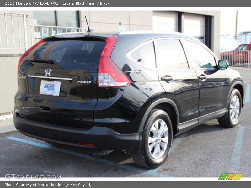 Crystal Black Pearl / Black 2012 Honda CR-V EX-L 4WD