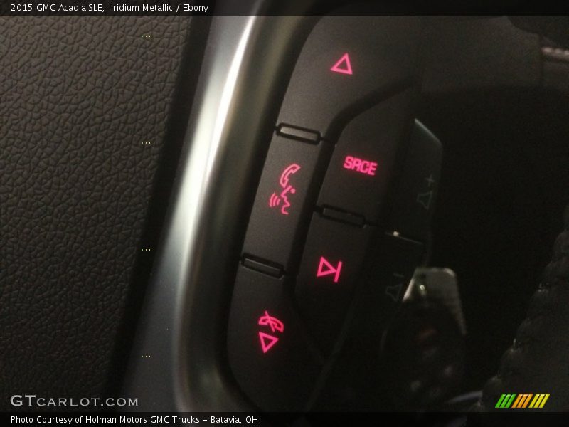 Iridium Metallic / Ebony 2015 GMC Acadia SLE