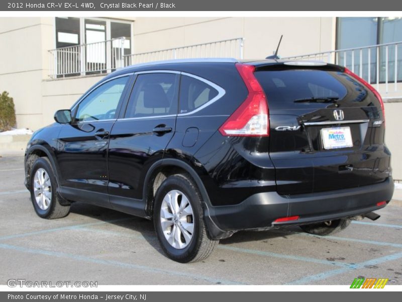 Crystal Black Pearl / Black 2012 Honda CR-V EX-L 4WD