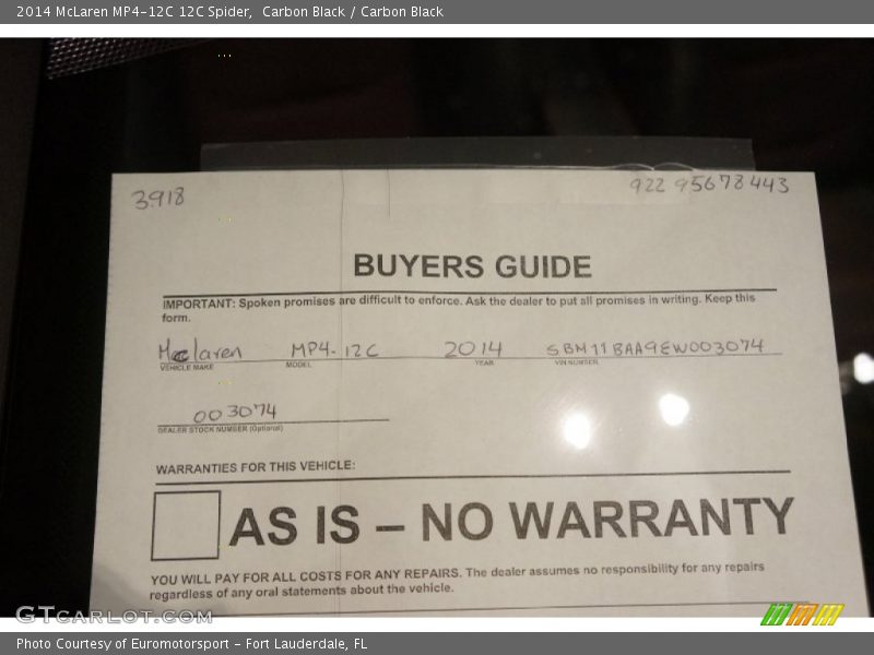 Carbon Black / Carbon Black 2014 McLaren MP4-12C 12C Spider