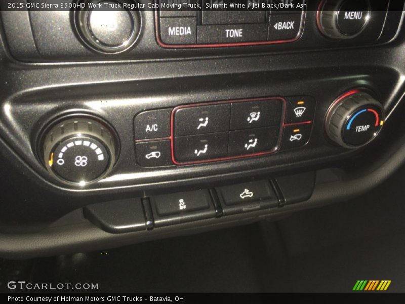 Controls of 2015 Sierra 3500HD Work Truck Regular Cab Moving Truck