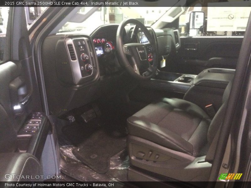 Iridium Metallic / Jet Black 2015 GMC Sierra 2500HD SLE Crew Cab 4x4