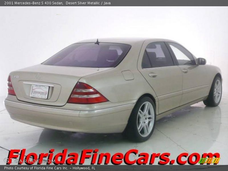 Desert Silver Metallic / Java 2001 Mercedes-Benz S 430 Sedan