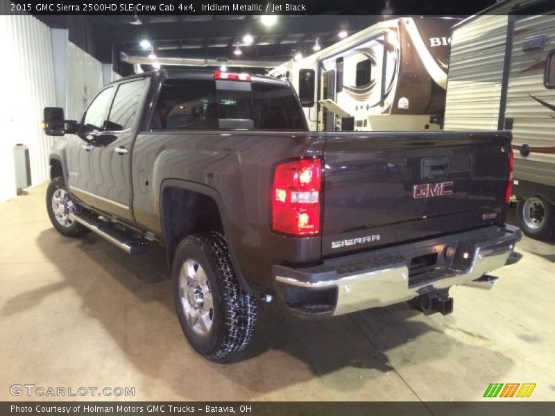 Iridium Metallic / Jet Black 2015 GMC Sierra 2500HD SLE Crew Cab 4x4