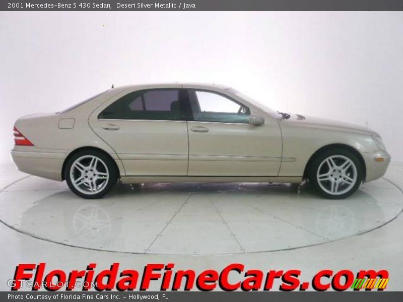 Desert Silver Metallic / Java 2001 Mercedes-Benz S 430 Sedan