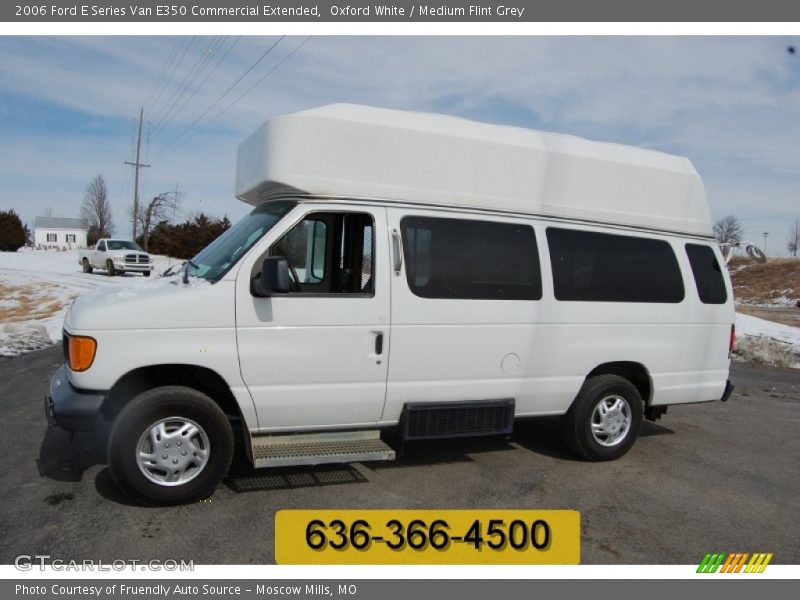 Oxford White / Medium Flint Grey 2006 Ford E Series Van E350 Commercial Extended