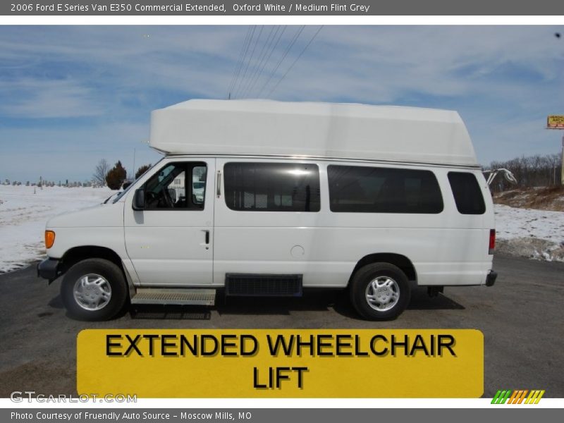 Oxford White / Medium Flint Grey 2006 Ford E Series Van E350 Commercial Extended
