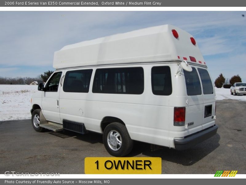 Oxford White / Medium Flint Grey 2006 Ford E Series Van E350 Commercial Extended