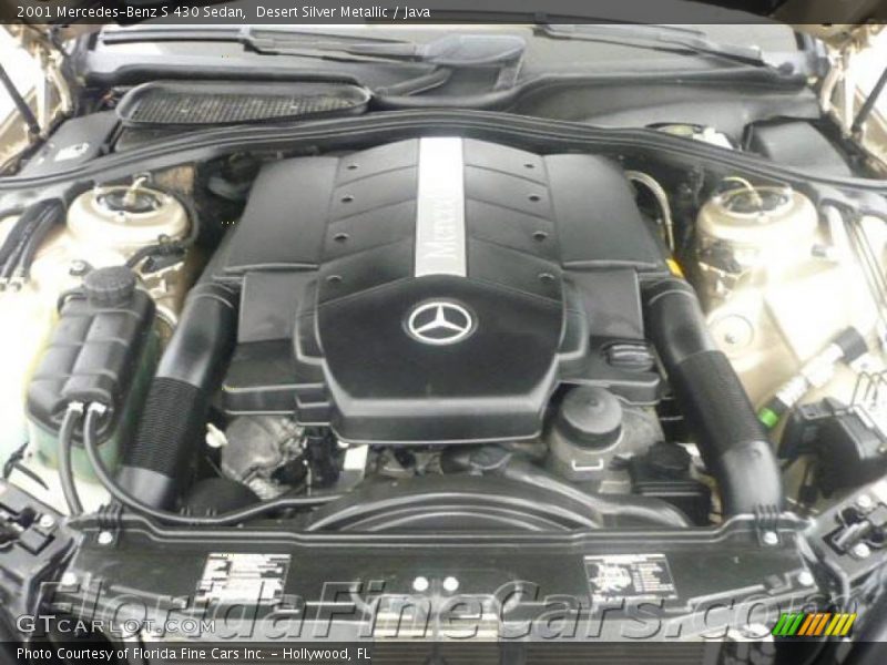 Desert Silver Metallic / Java 2001 Mercedes-Benz S 430 Sedan