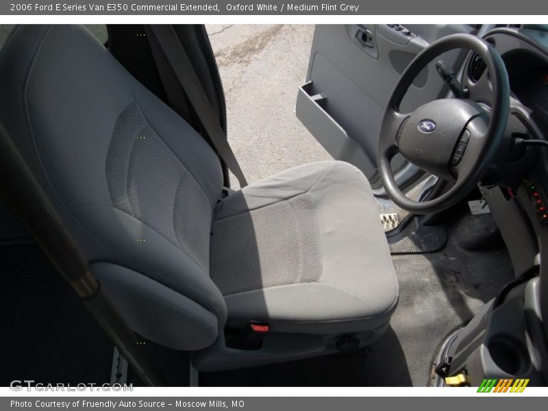 Oxford White / Medium Flint Grey 2006 Ford E Series Van E350 Commercial Extended