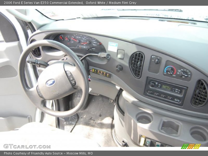 Oxford White / Medium Flint Grey 2006 Ford E Series Van E350 Commercial Extended