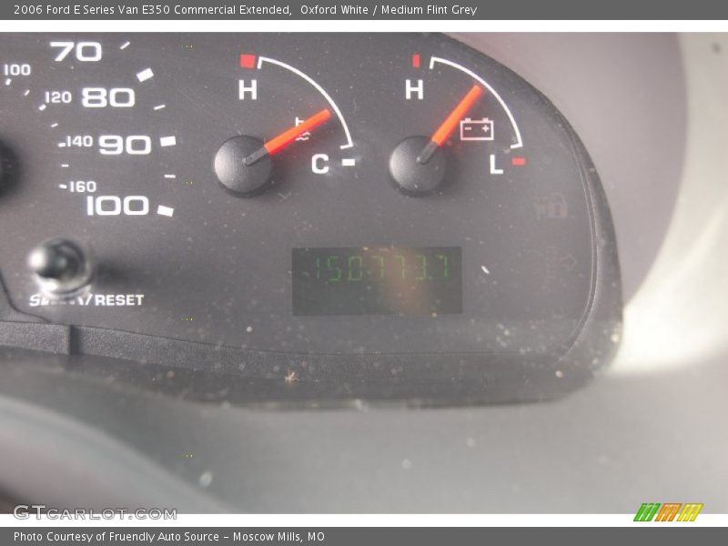 Oxford White / Medium Flint Grey 2006 Ford E Series Van E350 Commercial Extended