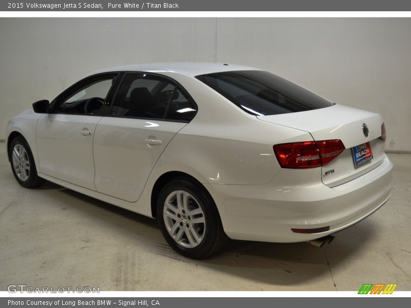 Pure White / Titan Black 2015 Volkswagen Jetta S Sedan