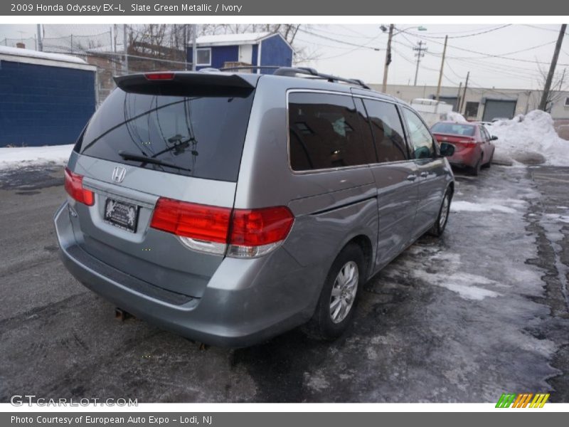 Slate Green Metallic / Ivory 2009 Honda Odyssey EX-L