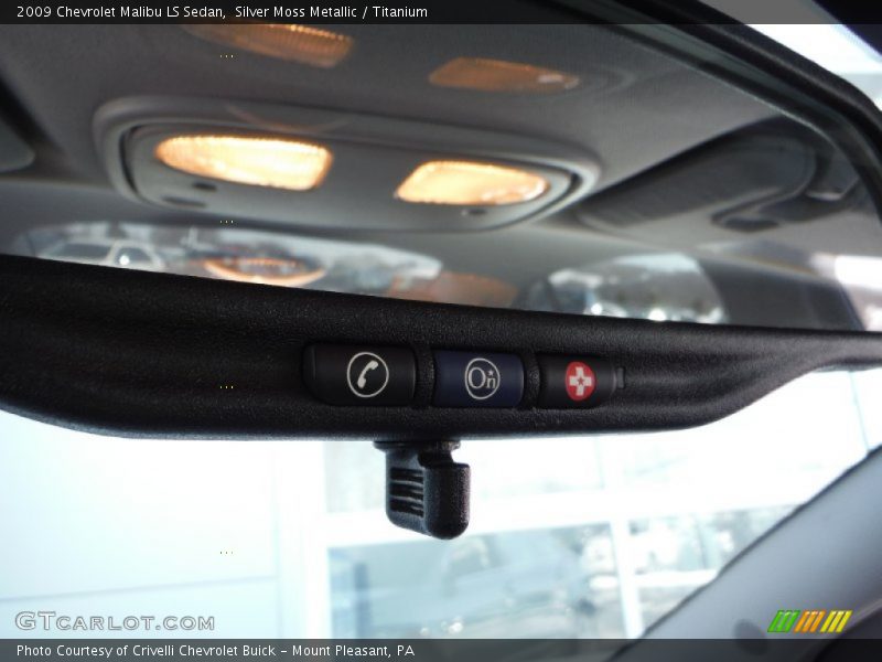 Silver Moss Metallic / Titanium 2009 Chevrolet Malibu LS Sedan