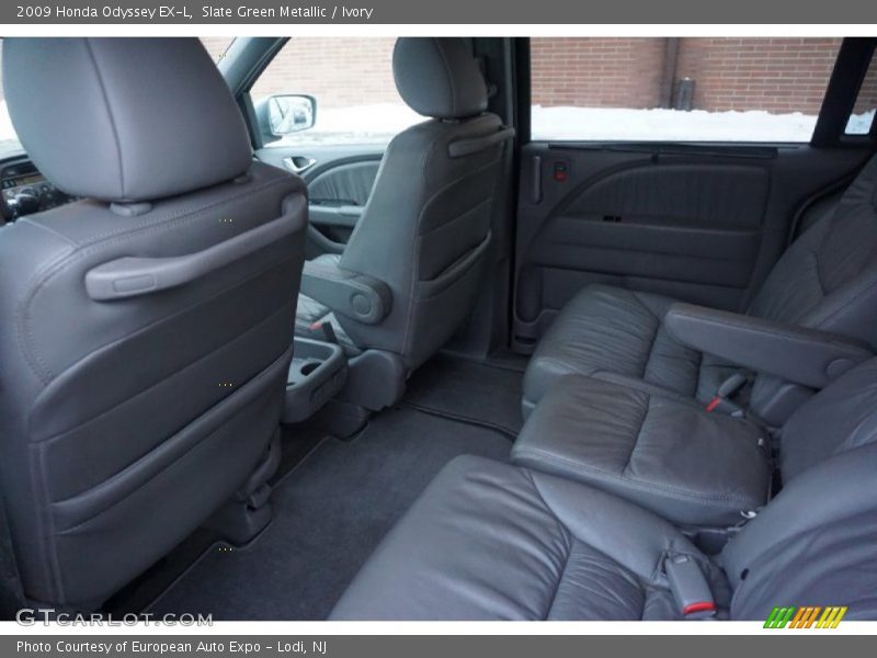 Slate Green Metallic / Ivory 2009 Honda Odyssey EX-L