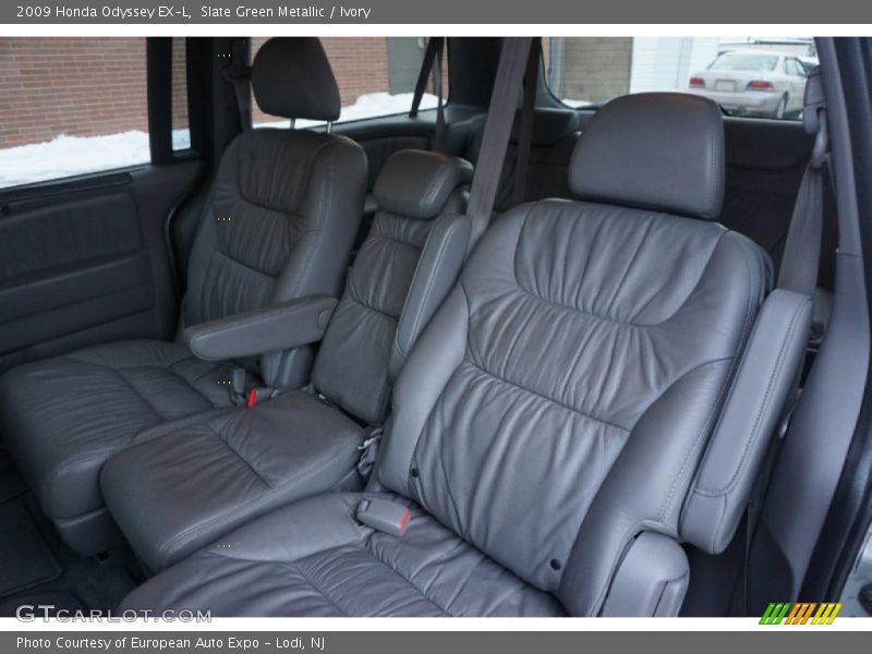 Slate Green Metallic / Ivory 2009 Honda Odyssey EX-L