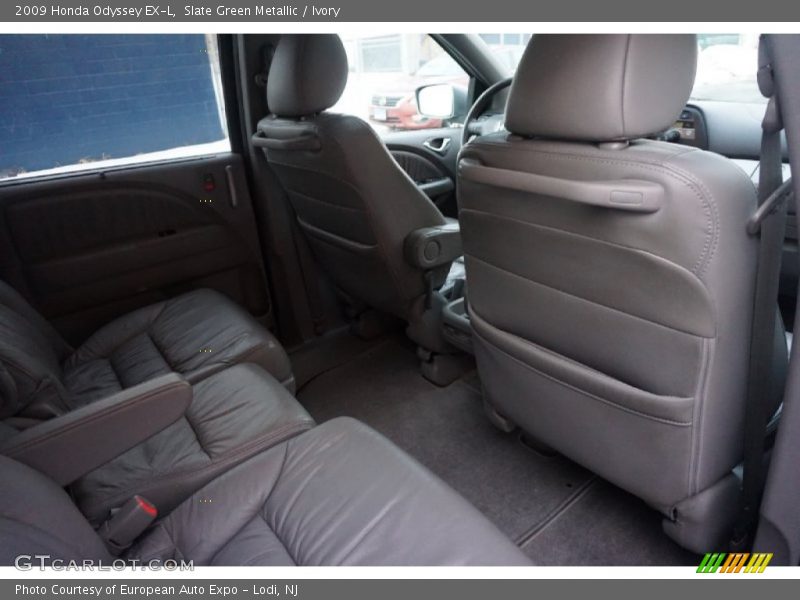 Slate Green Metallic / Ivory 2009 Honda Odyssey EX-L