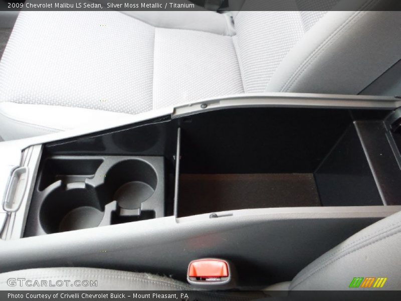Silver Moss Metallic / Titanium 2009 Chevrolet Malibu LS Sedan