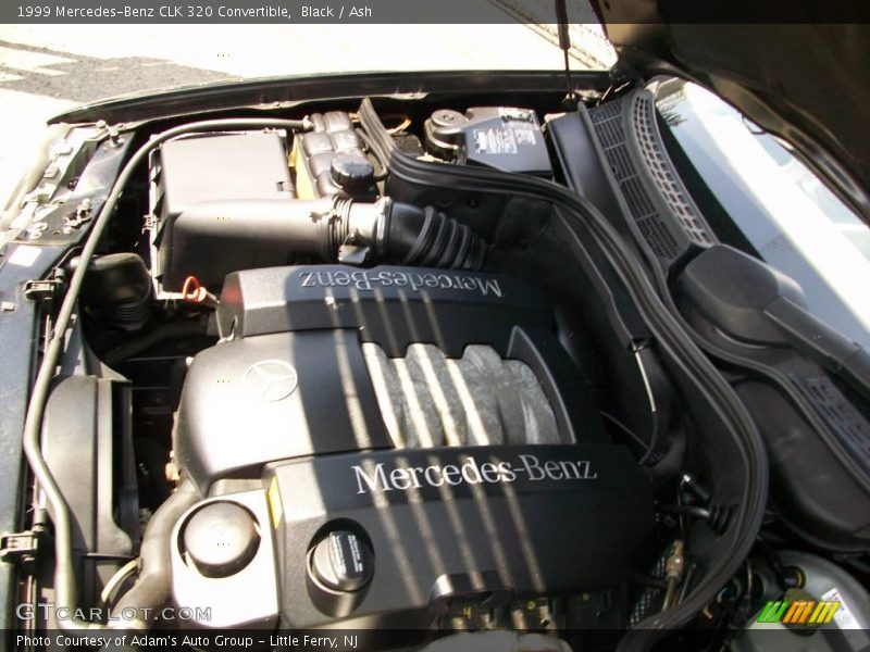 Black / Ash 1999 Mercedes-Benz CLK 320 Convertible