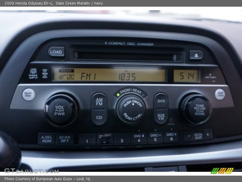 Slate Green Metallic / Ivory 2009 Honda Odyssey EX-L