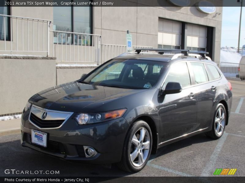 Graphite Luster Pearl / Ebony 2011 Acura TSX Sport Wagon