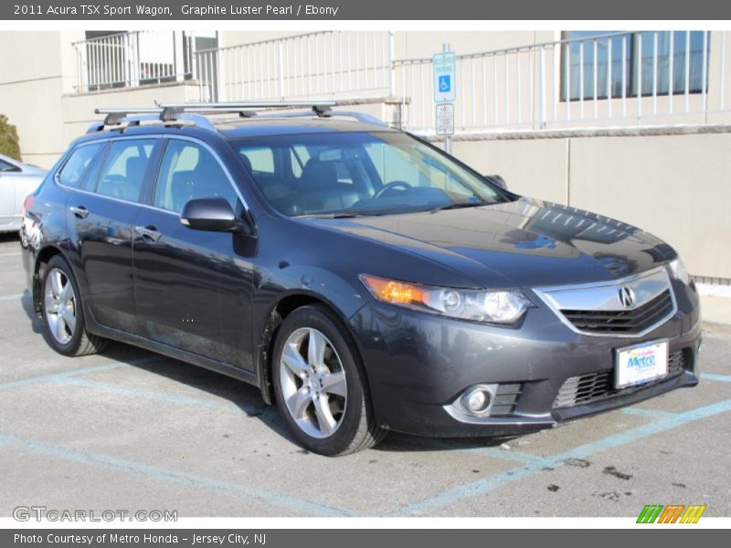 Graphite Luster Pearl / Ebony 2011 Acura TSX Sport Wagon