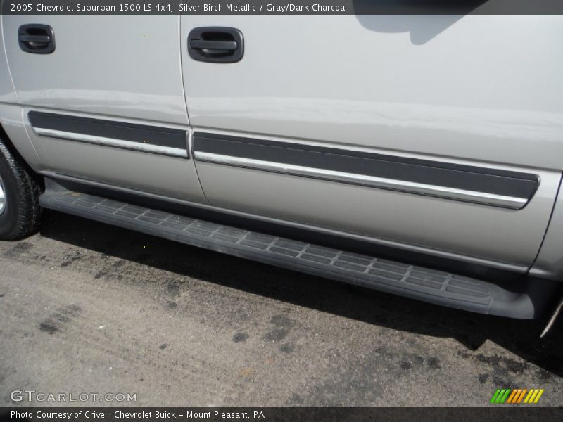 Silver Birch Metallic / Gray/Dark Charcoal 2005 Chevrolet Suburban 1500 LS 4x4