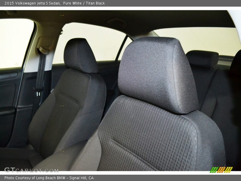 Pure White / Titan Black 2015 Volkswagen Jetta S Sedan