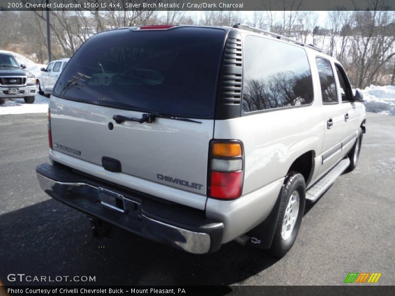 Silver Birch Metallic / Gray/Dark Charcoal 2005 Chevrolet Suburban 1500 LS 4x4