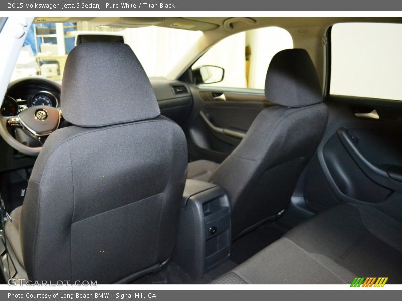 Pure White / Titan Black 2015 Volkswagen Jetta S Sedan