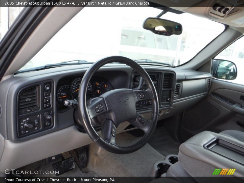 Silver Birch Metallic / Gray/Dark Charcoal 2005 Chevrolet Suburban 1500 LS 4x4