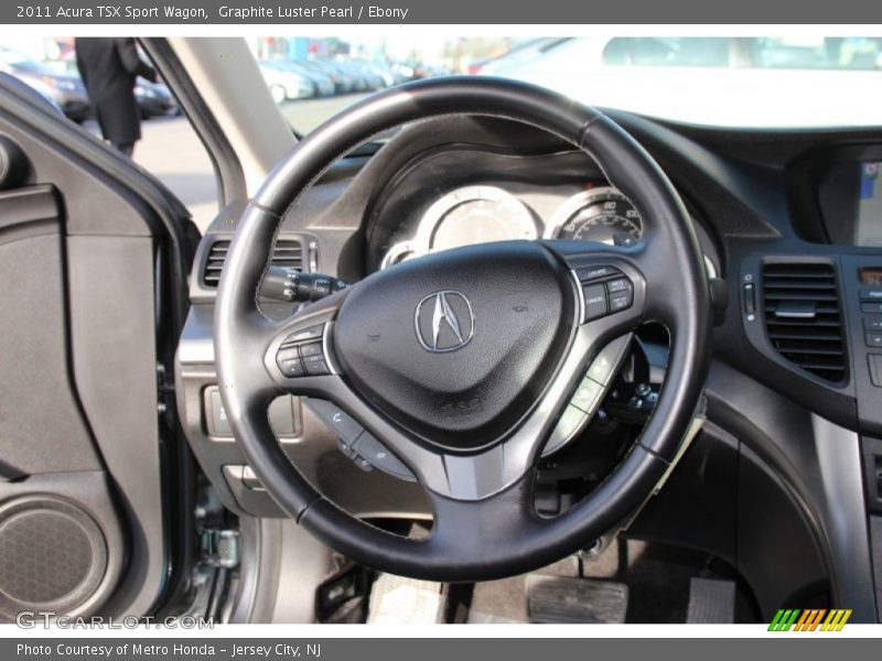 Graphite Luster Pearl / Ebony 2011 Acura TSX Sport Wagon