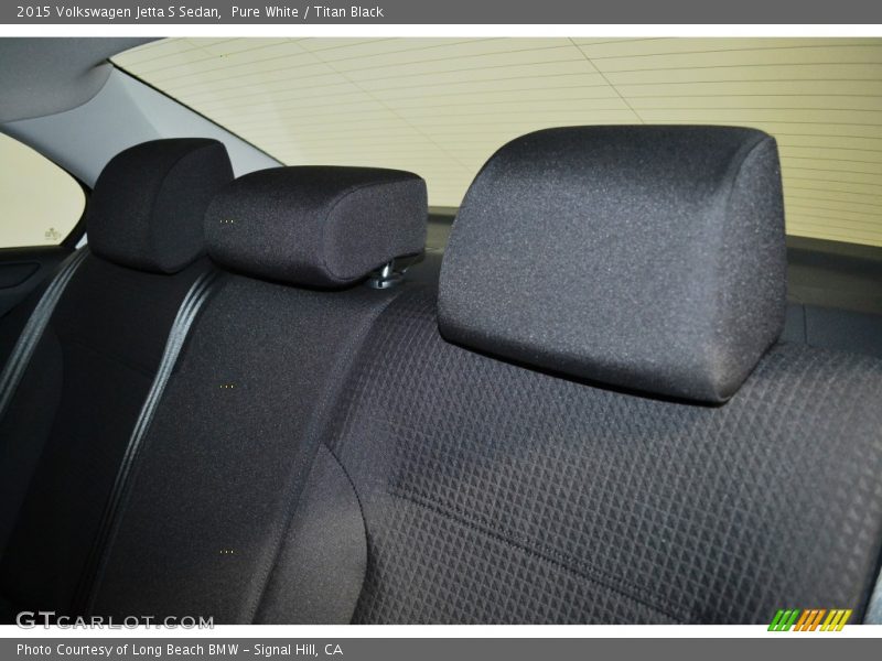 Pure White / Titan Black 2015 Volkswagen Jetta S Sedan