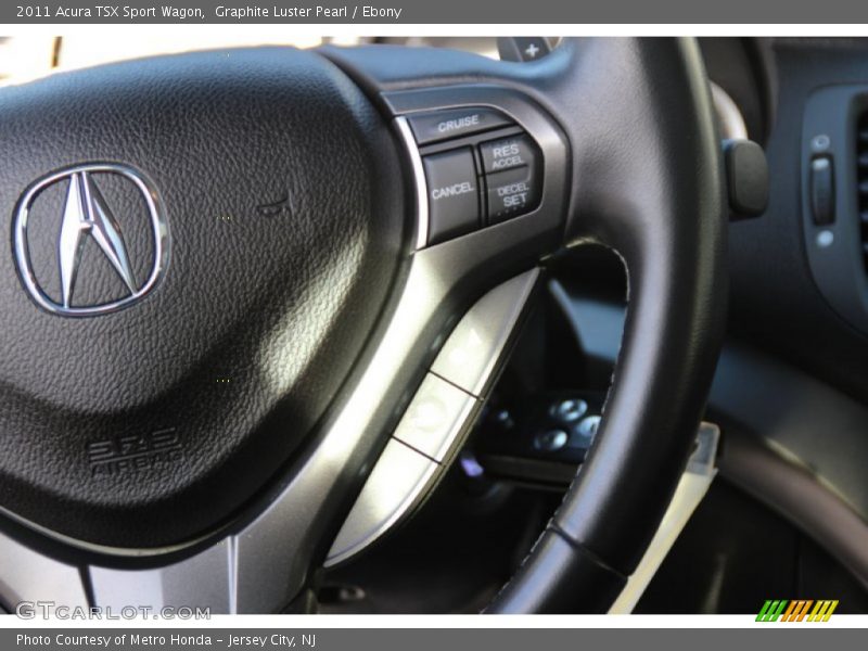 Graphite Luster Pearl / Ebony 2011 Acura TSX Sport Wagon