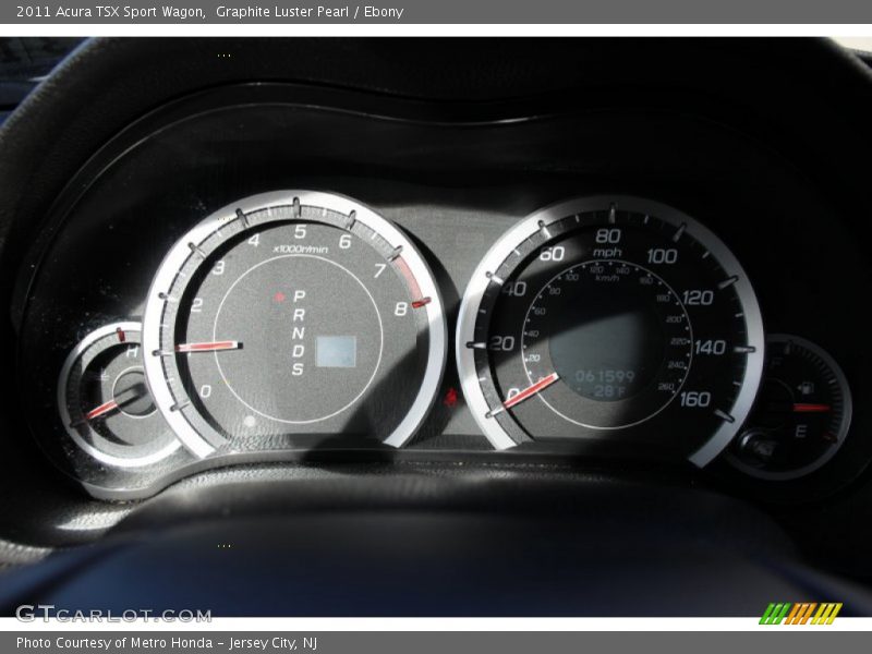Graphite Luster Pearl / Ebony 2011 Acura TSX Sport Wagon
