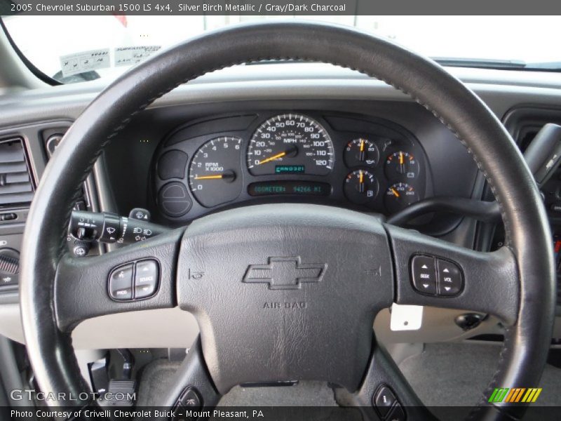 Silver Birch Metallic / Gray/Dark Charcoal 2005 Chevrolet Suburban 1500 LS 4x4