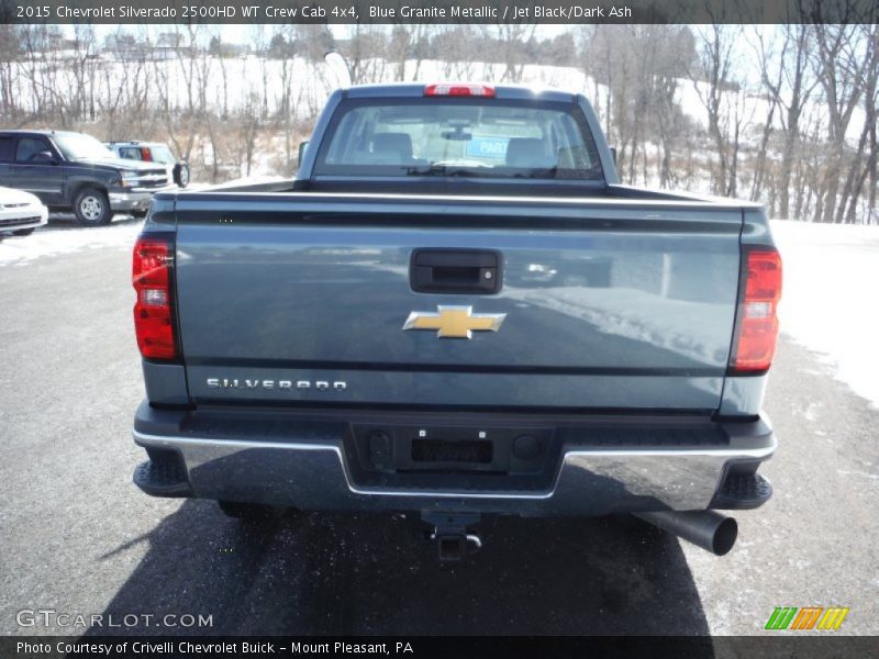 Blue Granite Metallic / Jet Black/Dark Ash 2015 Chevrolet Silverado 2500HD WT Crew Cab 4x4