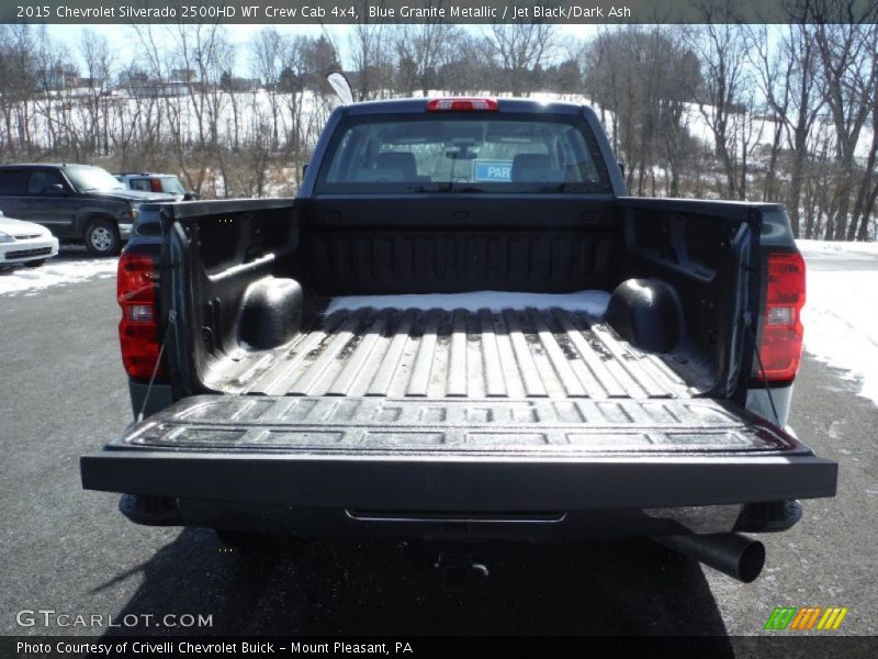 Blue Granite Metallic / Jet Black/Dark Ash 2015 Chevrolet Silverado 2500HD WT Crew Cab 4x4