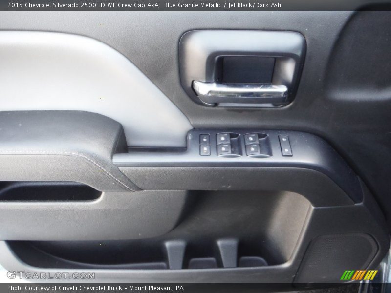 Blue Granite Metallic / Jet Black/Dark Ash 2015 Chevrolet Silverado 2500HD WT Crew Cab 4x4