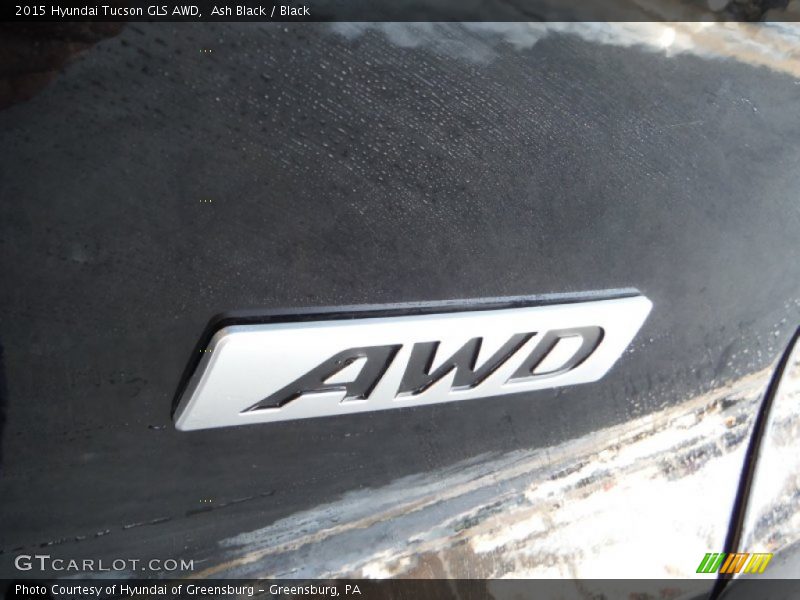 Ash Black / Black 2015 Hyundai Tucson GLS AWD