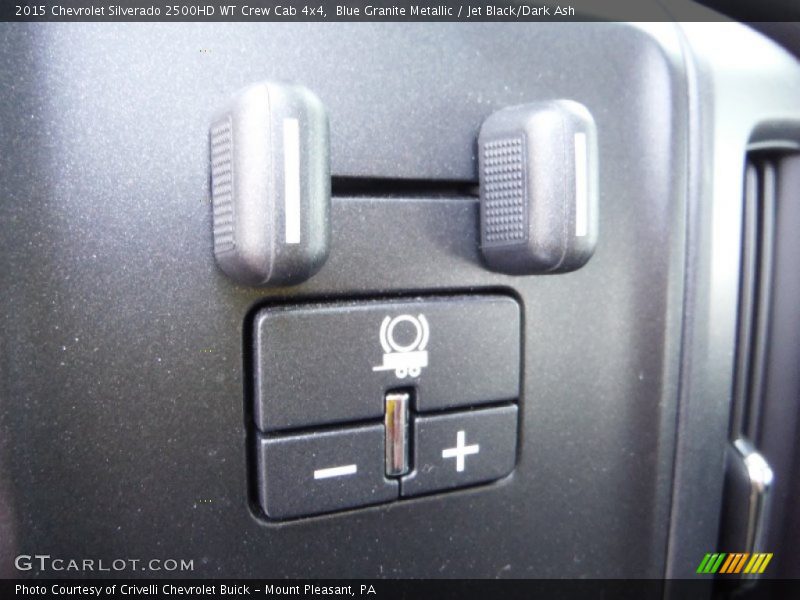 Blue Granite Metallic / Jet Black/Dark Ash 2015 Chevrolet Silverado 2500HD WT Crew Cab 4x4